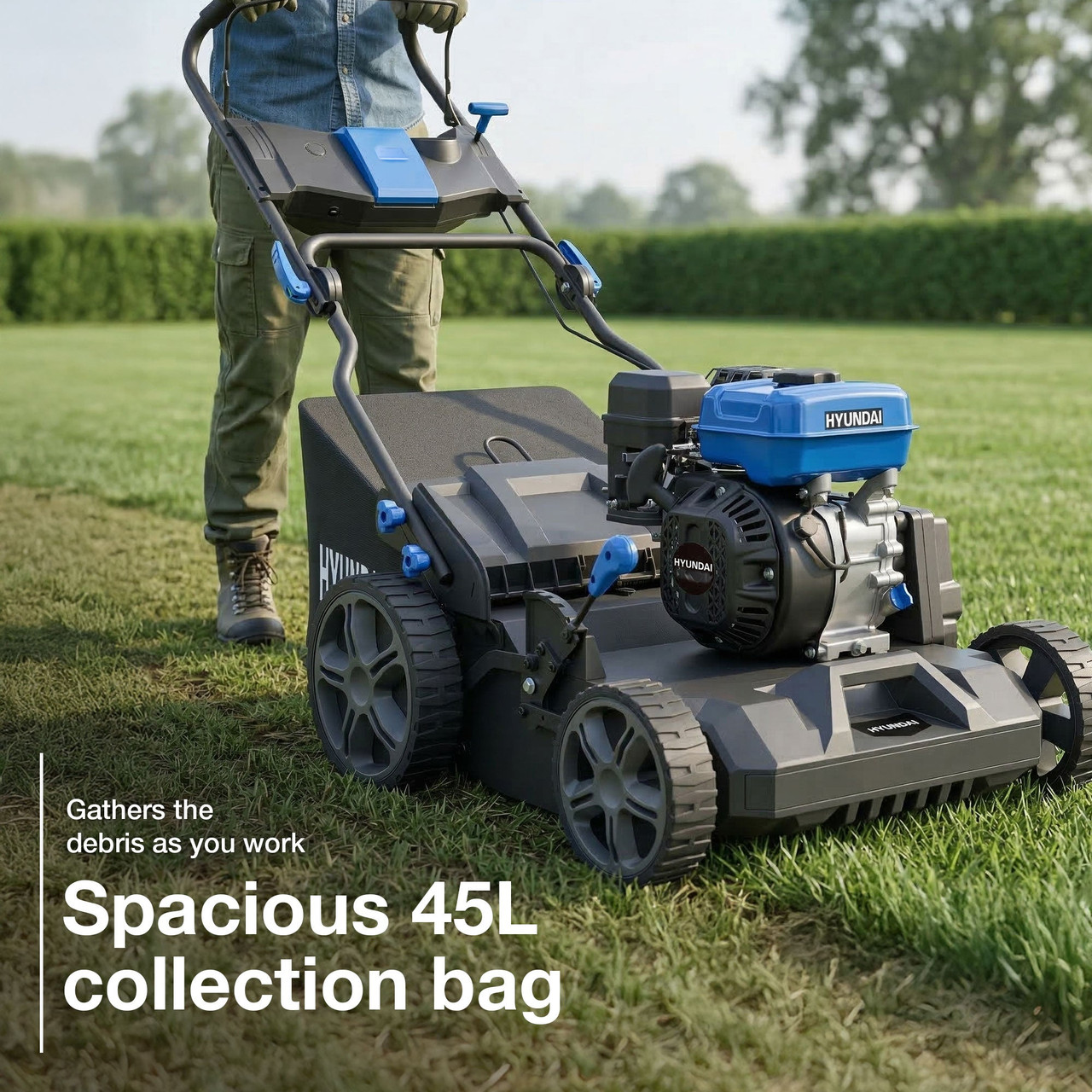 Hyundai HYT175EX 173cc 60cm 4-Blade Petrol Tiller